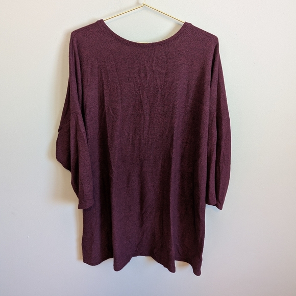 Torrid Super Soft Plush Purple Sweater, size 3X - Picture 3 of 4